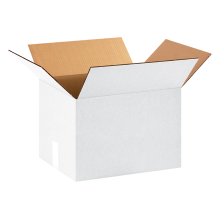 16 x 12 x 12" White Corrugated Boxes