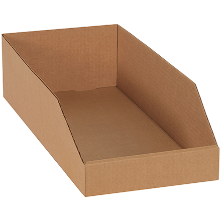 8 x 24 x 4 <span class='fraction'>1/2</span>" Kraft Bin Boxes