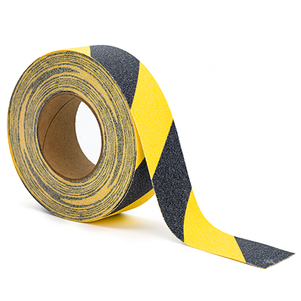 4" x 60' Black/Yellow Striped Heavy-Duty Tape Logic<span class='rtm'>®</span> Anti-Slip Tape